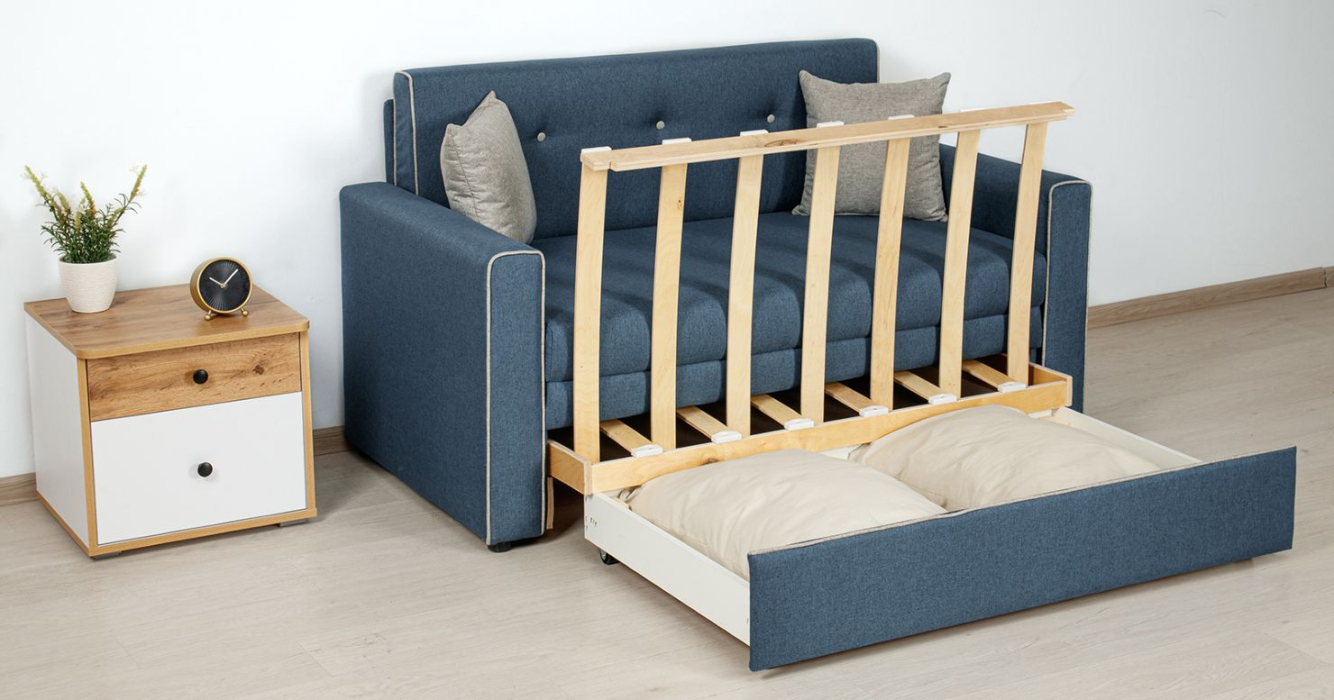 Диваны с ящиком для белья, Диван-кровать Найс (120)