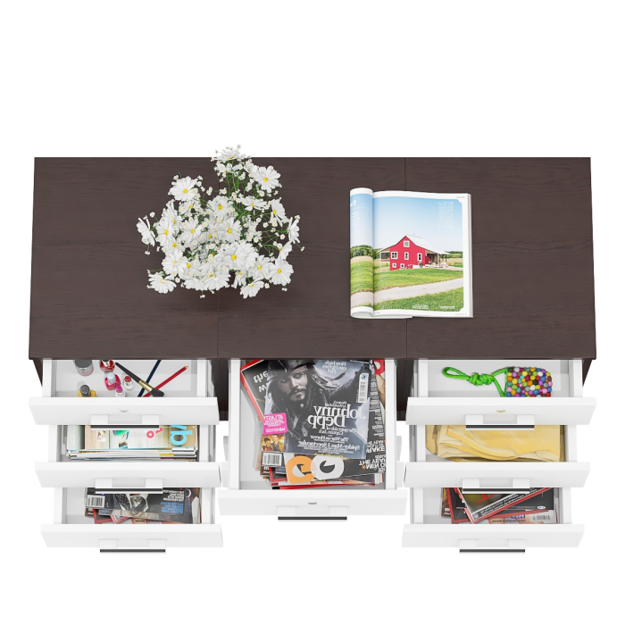 Детские тумбы, Три выкатных тумбы МД 3-02