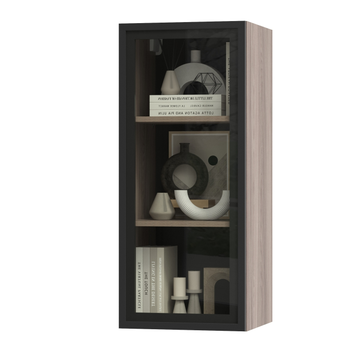 Витрины, Шкаф-витрина навесной Роквуд 16.322.02