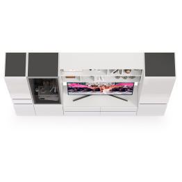 Широкая стенка в гостиную Сидней № 31