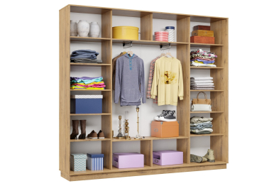 Шкаф-купе Премьер 57 (01ЗГ;01ЗГ;01ЗГ) фасады зеркало графит/трёхдверный/Профиль чёрный муар