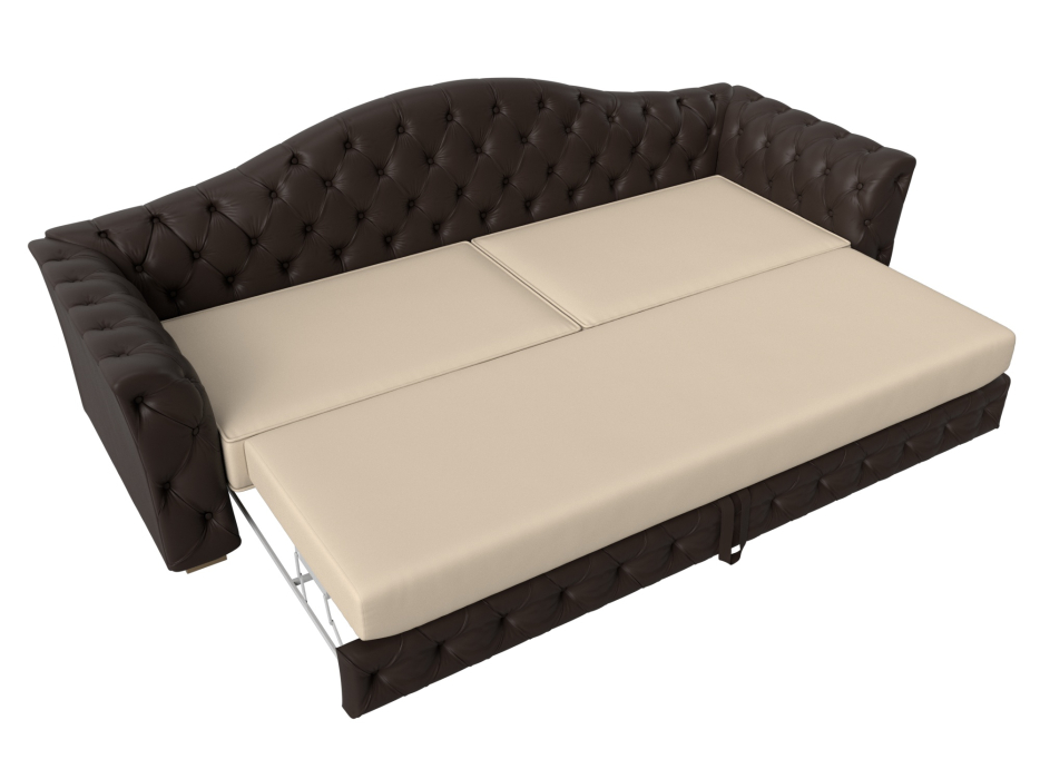 Диваны кровати со спальным местом, Прямой диван Артис, экокожа