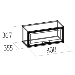 Шкаф навесной Аурелио 4