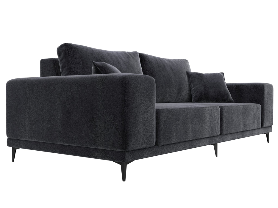 Диваны кровати со спальным местом, Диван прямой Льюес, велюр TOWER