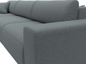 Диван угловой Лига-036 НПБ Классик Лонг левый угол, рогожка Амур