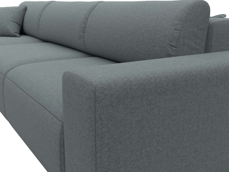 Диваны угловые в гостиную, Диван угловой Лига-036 НПБ Классик Лонг левый угол, рогожка Амур