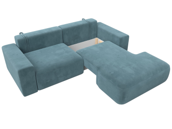 Диван угловой Лига-036 Классик правый угол, велюр