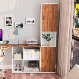 Пенал две дверки и ниша Лидер-8.