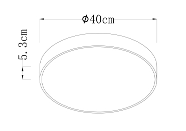 Потолочный светильник ARENA 40см
