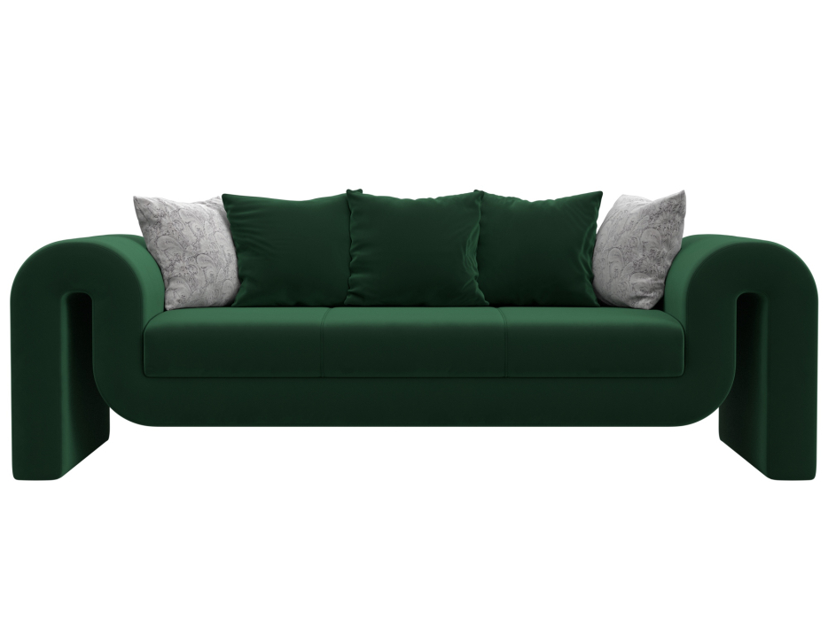 Диваны прямые кухонные, Диван прямой Волна, велюр