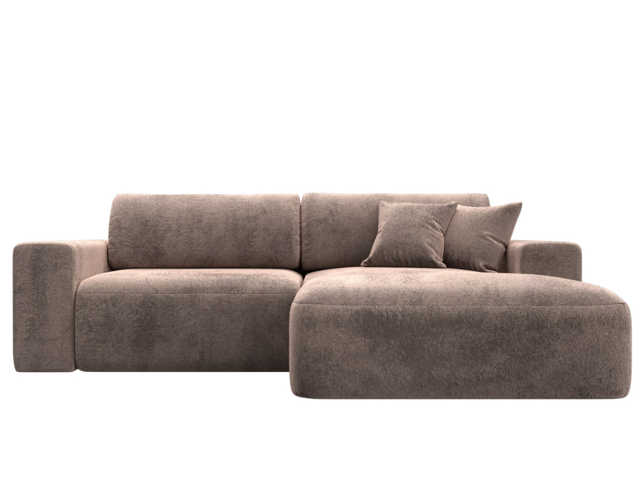 Диваны угловые в гостиную, Диван угловой Лига-036 НПБ Классик правый угол, велюр TOWER 