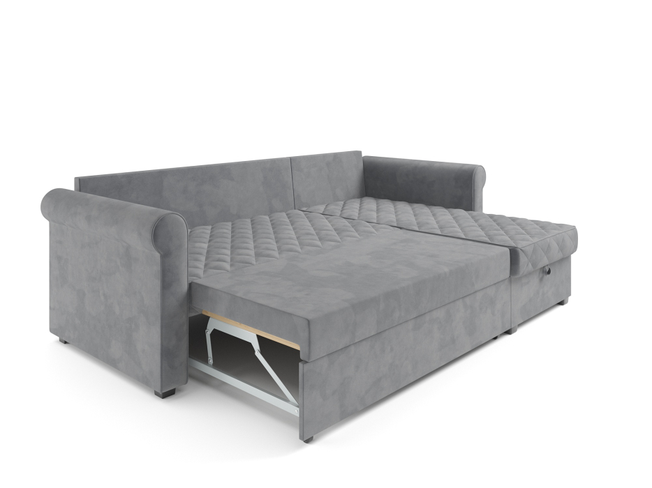 Диваны угловые в гостиную, Диван угловой Берлин (Велюр)