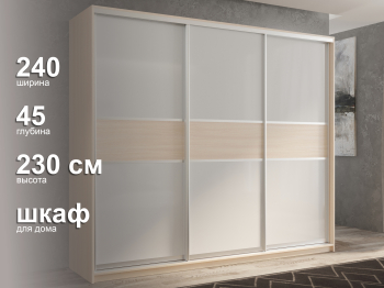 Шкаф-купе 3х дверный Кааппи 11 240х45