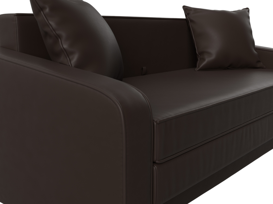 Дизайнерские диваны для гостиной, Прямой диван Лига-013, экокожа