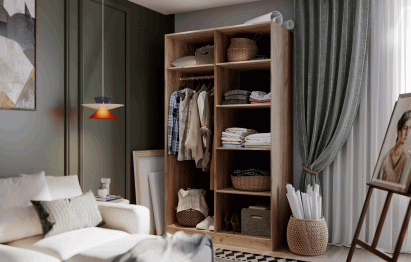 Шкаф платяной 60