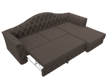 Диван угловой Артис правый угол, рогожка Амур