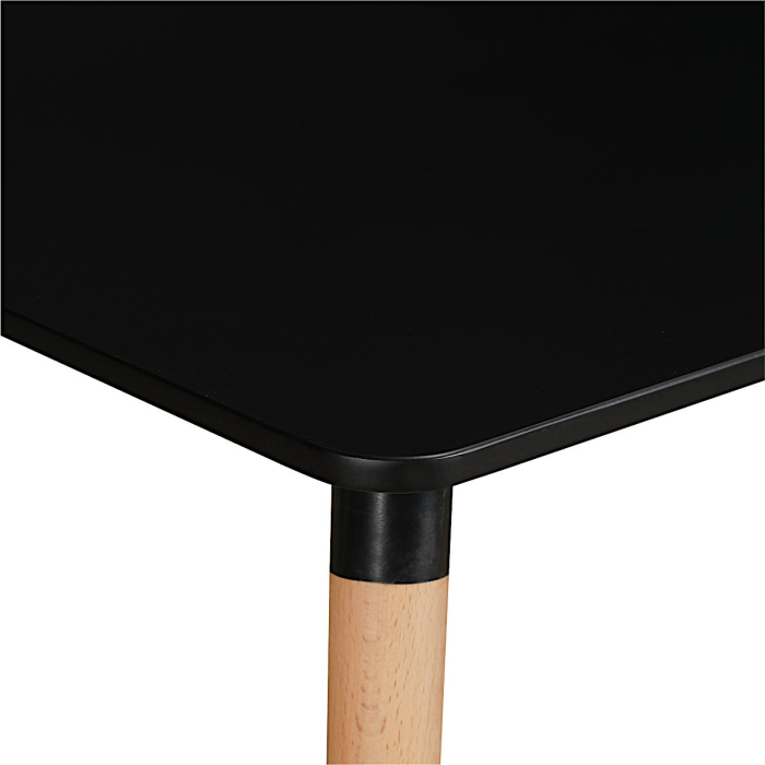Обеденные столы, Стол Tetis kvadro черный 80*80