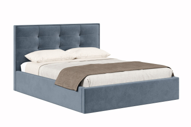 Кровать Римини 1600 с подъёмным механизмом, велюр