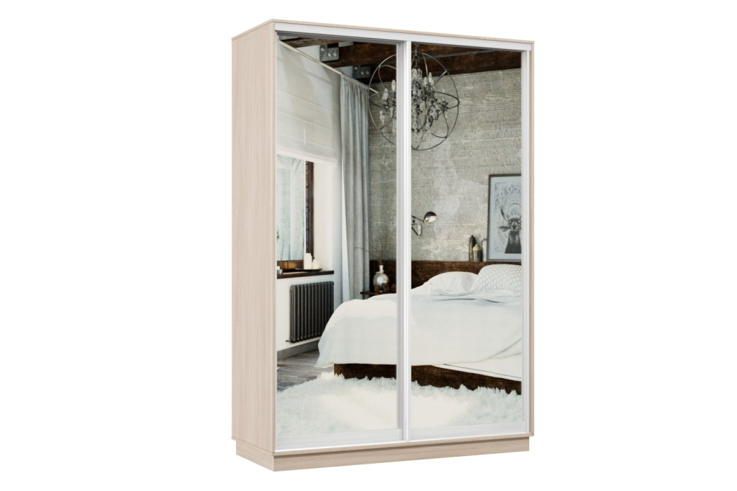 Шкафы-купе, Шкаф-купе Премьер 09 ясень шимо светлый