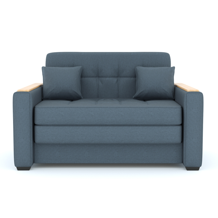 Диваны с ящиком для белья, Диван- кровать Этро Вуд, рогожка, 100