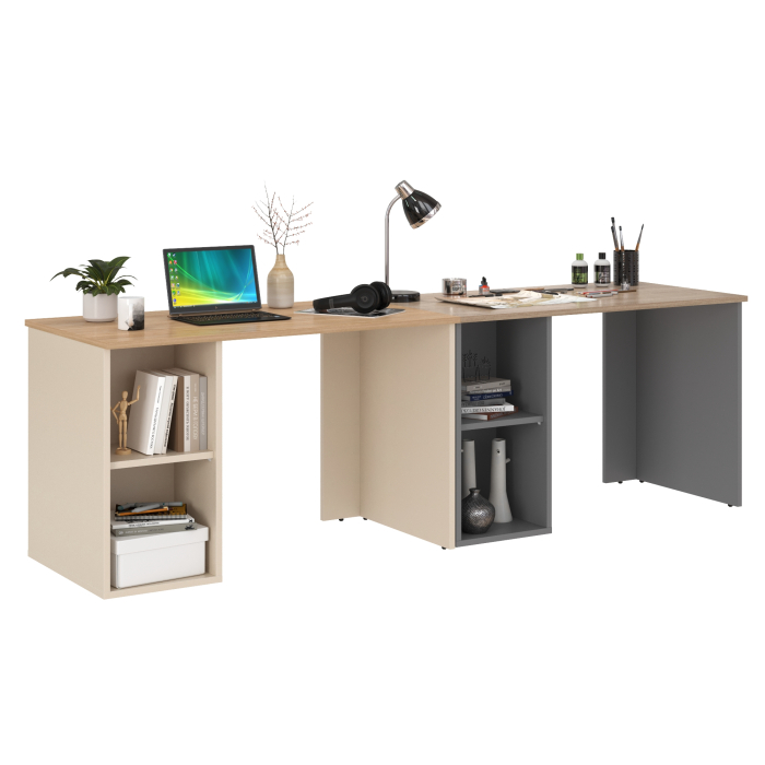 Прямые компьютерные столы, Два письменных стола Лайт 12.163