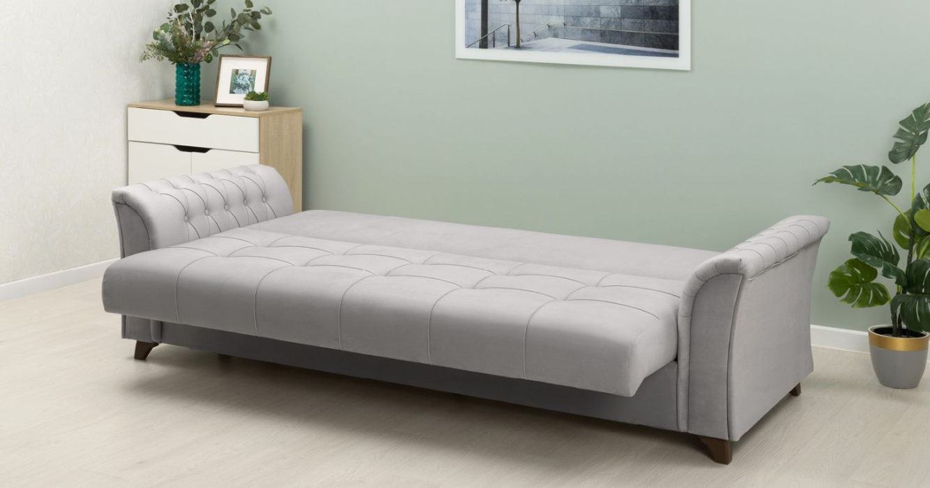 Диваны с ящиком для белья, Диван прямой Ирис