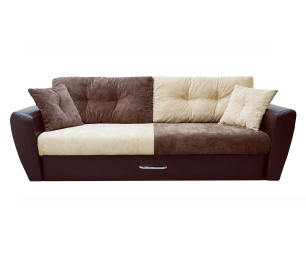 Диван-кровать еврокнижка Амстердам люкс,150, велюр/экокожа