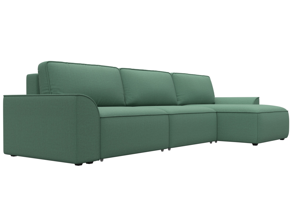 Диваны угловые в гостиную, Диван угловой Лига-048 НПБ лонг, рогожка Амур