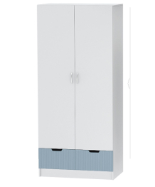 Шкаф 2х створчатый Бриз Полосы