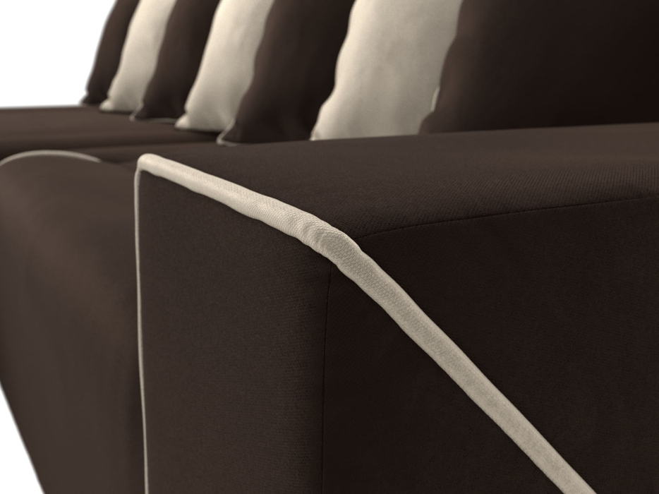 Диваны угловые в гостиную, Диван угловой Кёльн, микровельвет, левый угол