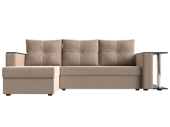 Угловой диван Атланта левый угол, велюр