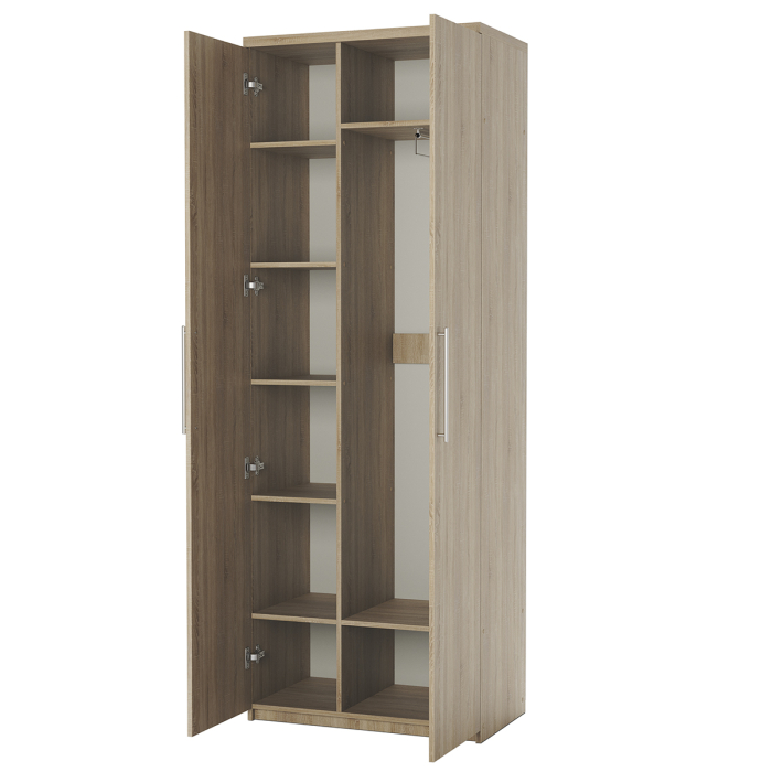 Для одежды, Шкаф комбинированный Комфорт МК-22 90х45 с зеркалами