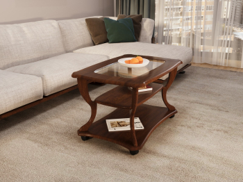 Стол журнальный Маэстро СЖС-02 со стеклом