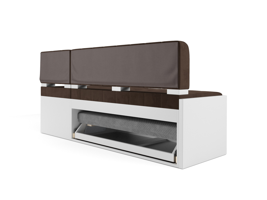 Кухонные уголки, Диван угловой кухонный Ганновер (Велюр) 205х82х130 см