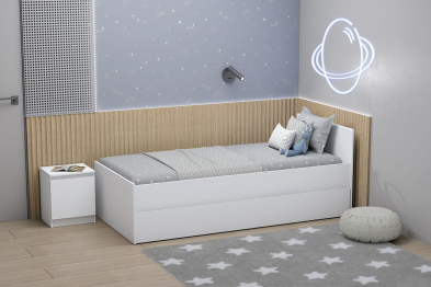 Кровать арт.015 (900) с выкатной частью