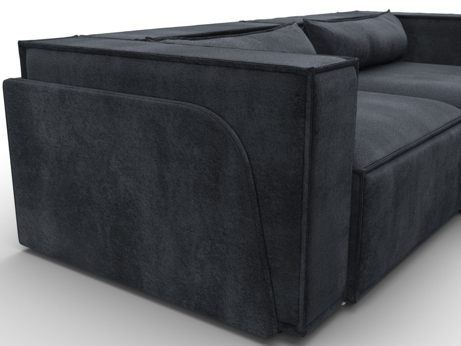 Диваны угловые в гостиную, Диван угловой Лига-061 угол правый, велюр TOWER