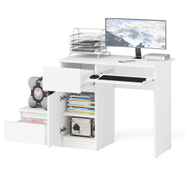 Стол компьютерный Мори МС-1 левый с тумбой