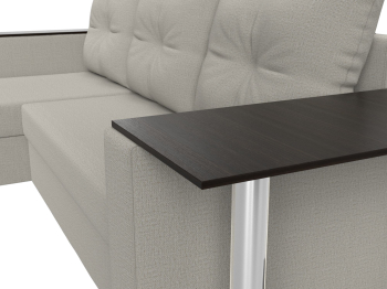 Угловой диван Атланта левый угол, рогожка Амур