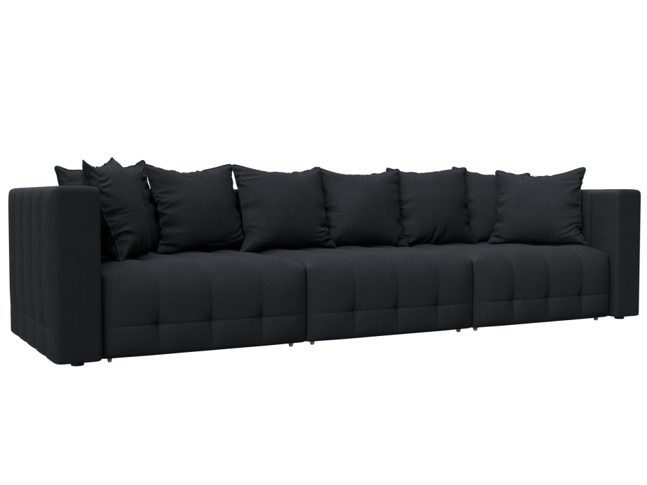 Дизайнерские диваны для гостиной, Диван прямой Лига-052 НПБ Лонг, замша JOLY