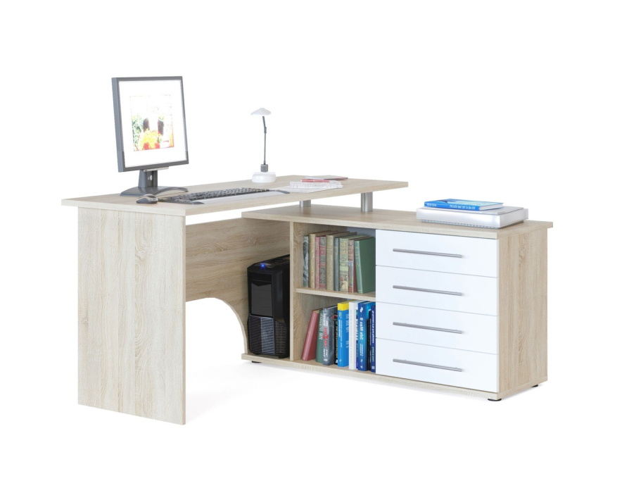 Угловые компьютерные столы, Компьютерный стол КСТ-109 Правый