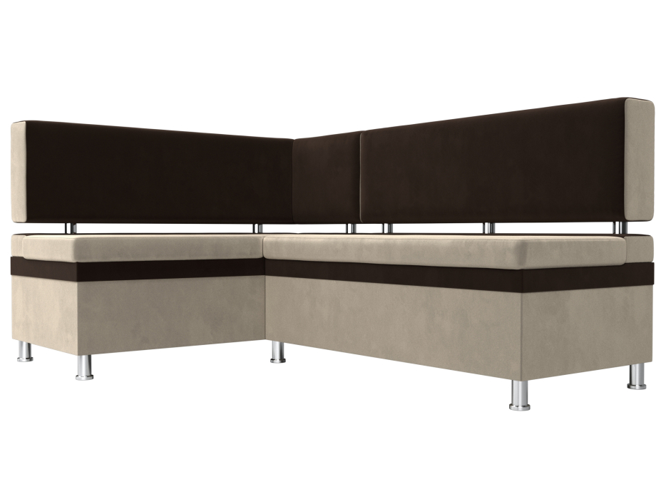 Кухонные уголки, Кухонный уголок Стайл левый угол, микровельвет