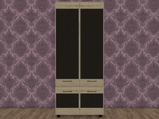 Шкафы двухстворчатые, Модульная система Камелия Шкаф ШК-2602