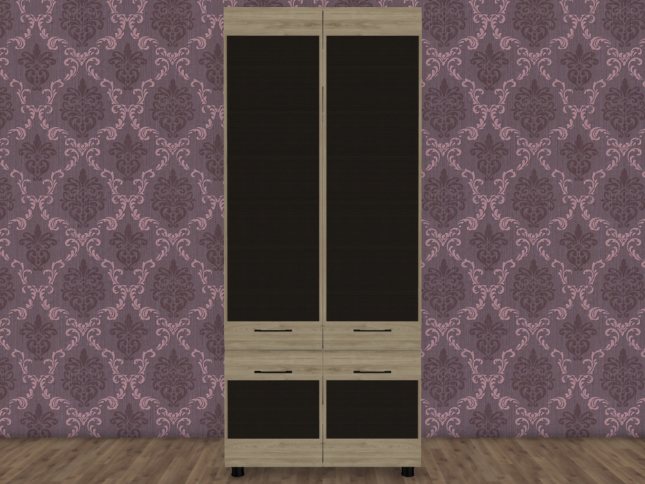 Шкафы двухстворчатые, Модульная система Камелия Шкаф ШК-2602