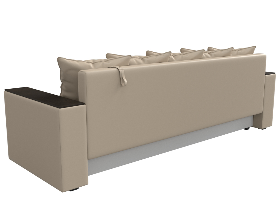 Диваны прямые, Диван прямой Дубай Лайт полки слева, экокожа