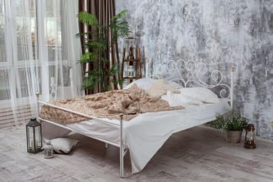 Кованая кровать Кармен 1.6 с одной спинкой