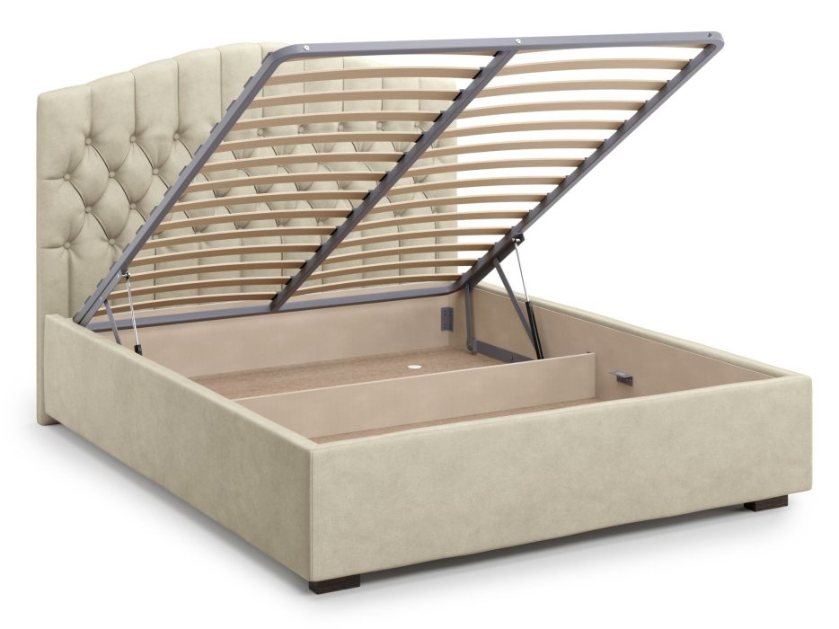 Кровати с мягким изголовьем, Кровать Lugano 160 с подъемным механизмом