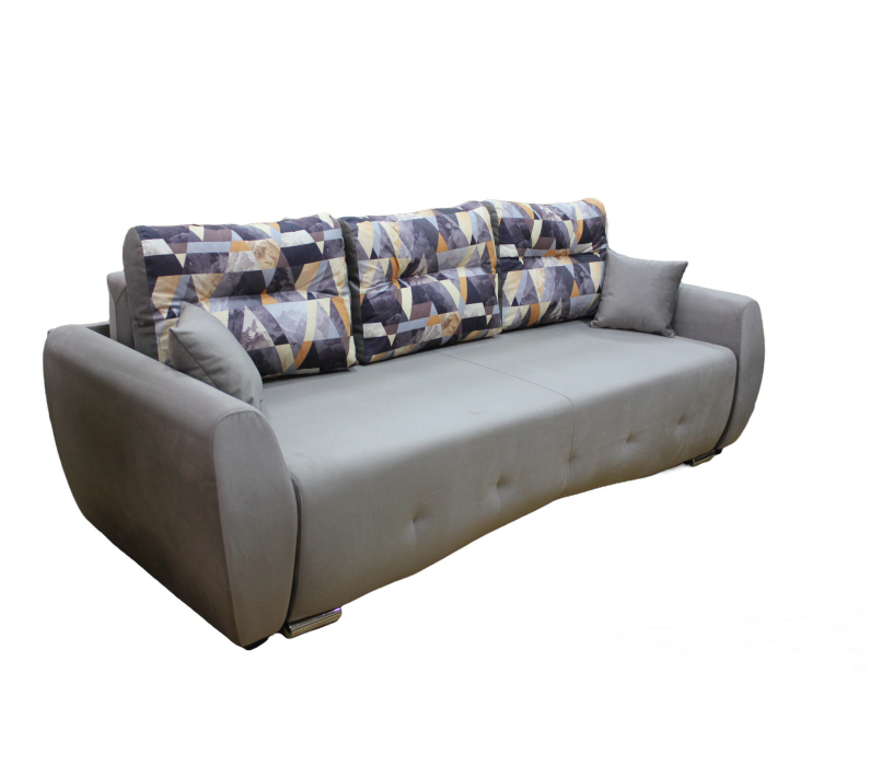 Диваны кровати со спальным местом, Прямой диван Джулиан с подлокотниками, велюр