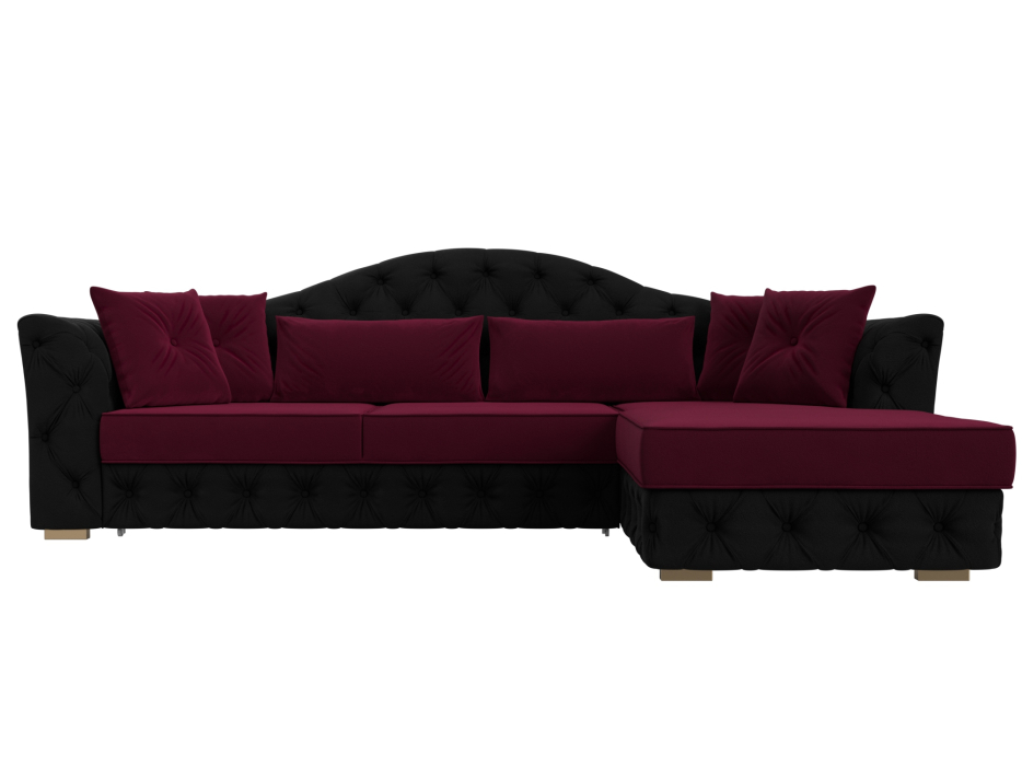 Диваны угловые в гостиную, Диван угловой Артис правый угол, микровельвет