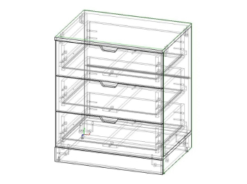 Комод Генри-2 МДФ