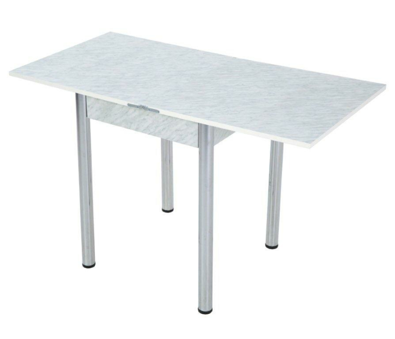 Обеденные столы, Стол обеденный раскладной 80 хром